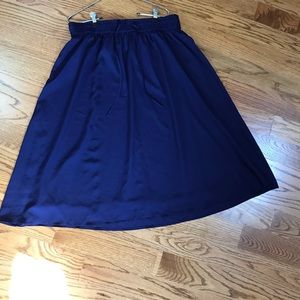 Blue skirt